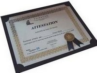 Attestation FormaCAD